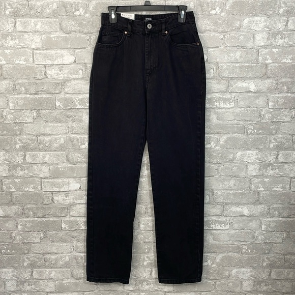 Cotton On Black Long Straight Leg Jeans - Picture 1 of 8